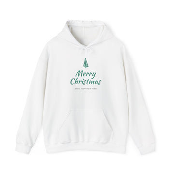 Merry Christmas Hooded Sweatshirt - Unisex Heavy Blend for the Holidays