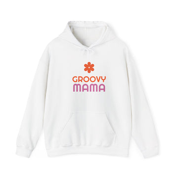 Groovy Mama Heavy Blend™ Hooded Sweatshirt - Trendy and Comfortable for Moms