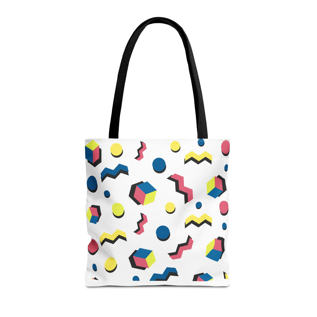Colorful Geometric Tote Bag - Fun & Stylish Everyday Accessory