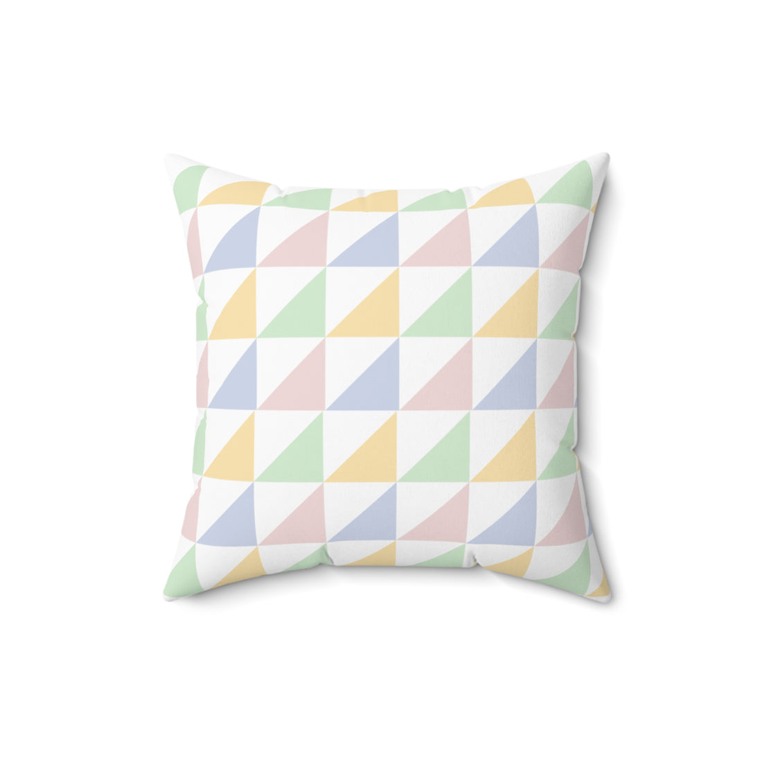Pastel Triangle Decorative Pillow - Cozy Home Accent