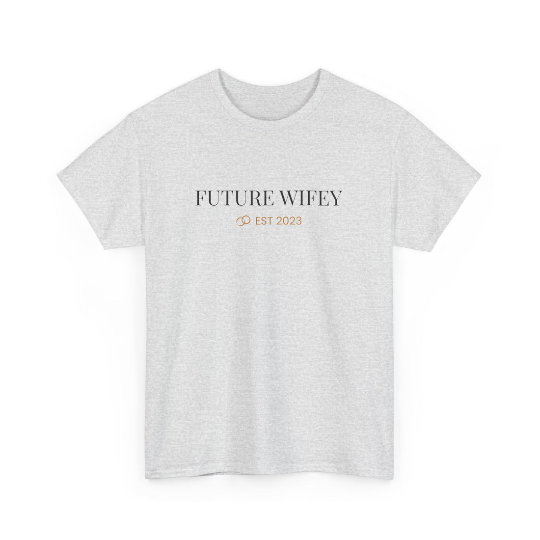 Future Wifey Heavy Cotton Tee | Engagement Gift T-Shirt