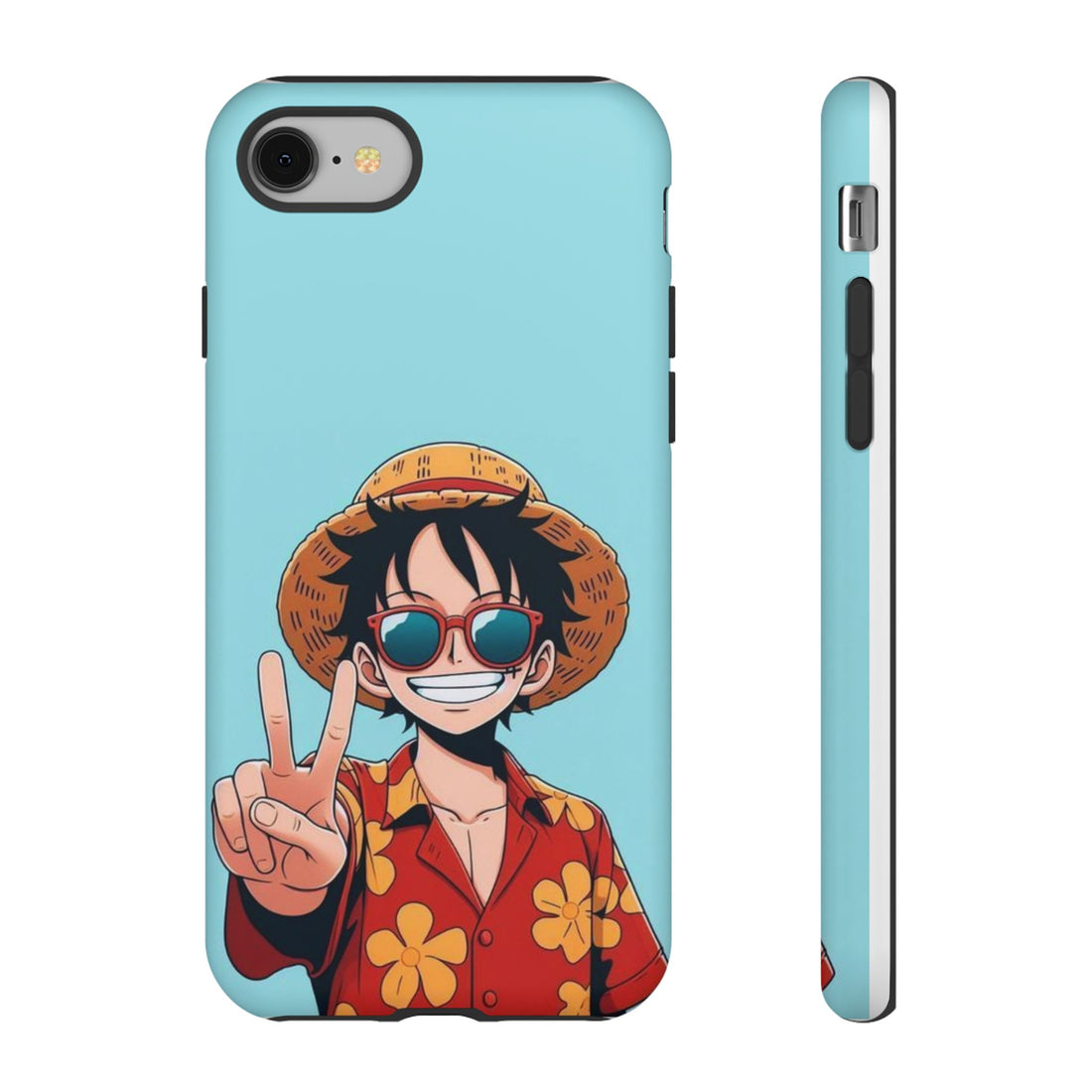 Tough Cases - Vibrant Beach Vibes Phone Case with Peace Sign Design